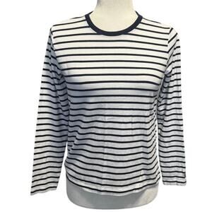 Coolibar Striped Long Sleeve Shirt UPF 50+ Sun Protection Women’s L